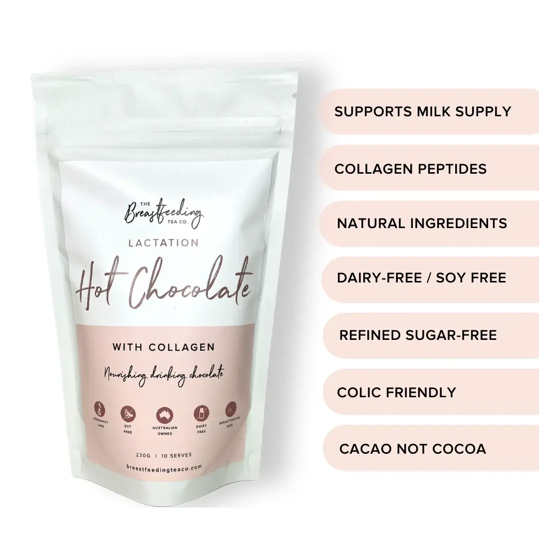 The Breastfeeding Tea Co The Breastfeeding Tea Co Lactation Hot Chocolate with Collagen (DF, SF)