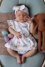 Snuggle Hunny Kids Snuggle Hunny Easter Bunnies Short Sleeve Organic Dress