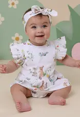 Snuggle Hunny Kids Snuggle Hunny Easter Bunnies Short Sleeve Organic Dress