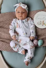 Snuggle Hunny Kids Snuggle Hunny Easter Bunnies Organic Snugglesuit Convertible Romper