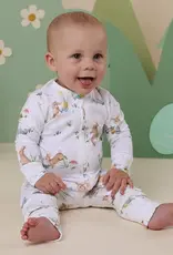 Snuggle Hunny Kids Snuggle Hunny Easter Bunnies Organic Snugglesuit Convertible Romper