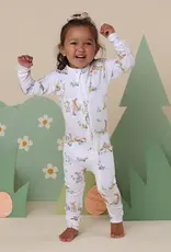 Snuggle Hunny Kids Snuggle Hunny Easter Bunnies Organic Snugglesuit Convertible Romper