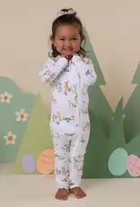 Snuggle Hunny Kids Snuggle Hunny Easter Bunnies Organic Snugglesuit Convertible Romper