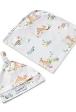 Snuggle Hunny Kids Snuggle Hunny Easter Bunnies Organic Jersey Wrap & Beanie Set