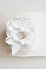Snuggle Hunny Kids Snuggle Hunny White Piggy Tail Hair Clips - Pair