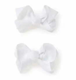 Snuggle Hunny Kids Snuggle Hunny White Piggy Tail Hair Clips - Pair
