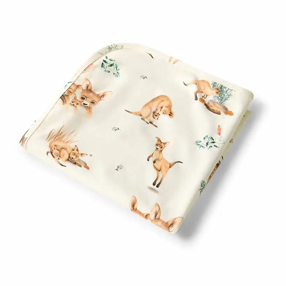 Snuggle Hunny Kids Snuggle Hunny Kanga Organic Jersey Wrap & Beanie Set