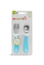 Munchkin Munchkin Raise Toddler Fork and Spoon Set (Blue)