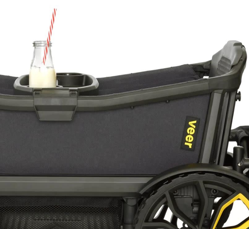 Veer Veer Drink & Snack Tray Black