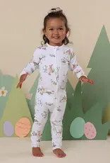 Snuggle Hunny Kids Snuggle Hunny Easter Bunnies Organic Snugglesuit Convertible Romper
