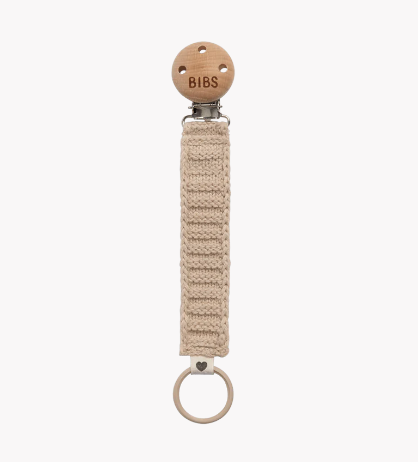 BIBS Bibs Knitted Pacifier Clip