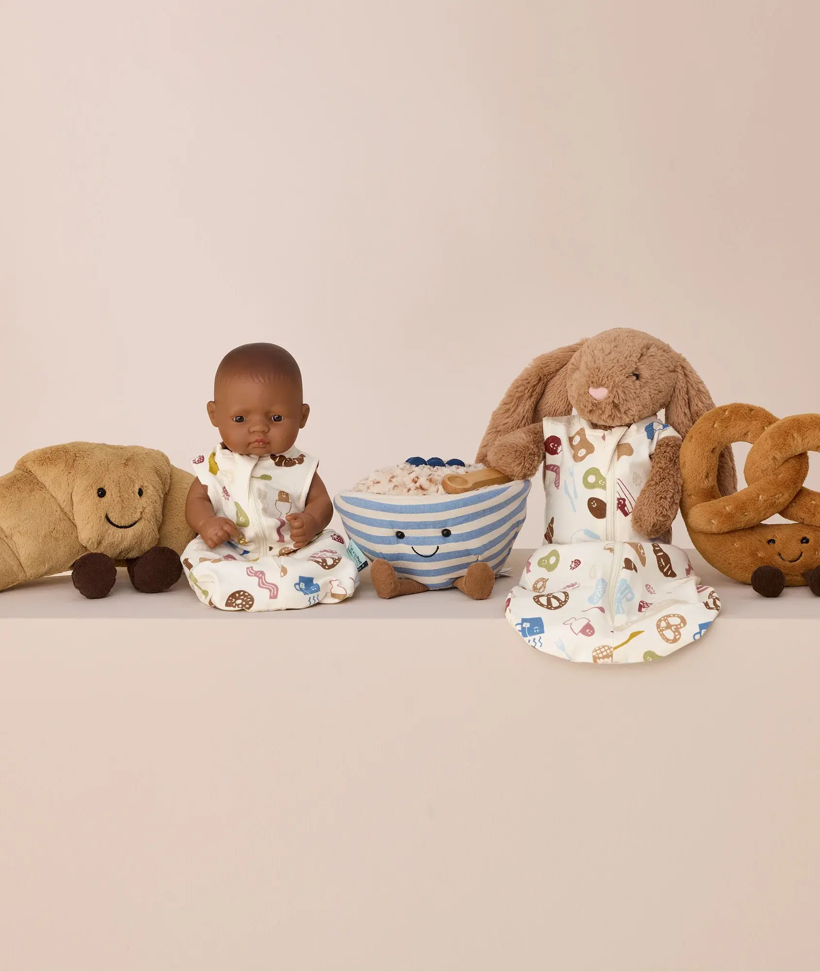 ErgoPouch ErgoPouch Doll Sleeping Bag - Bon Appetit