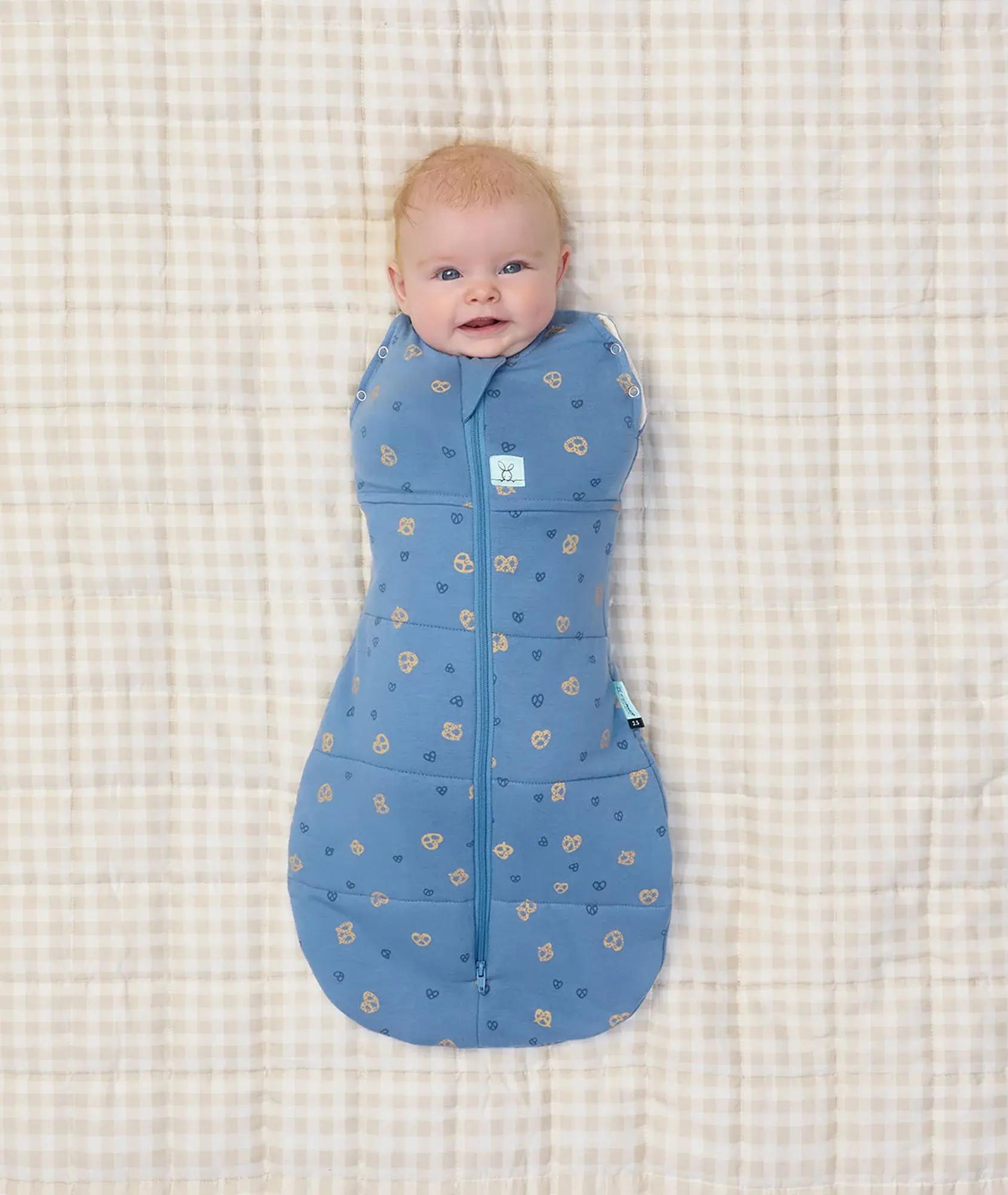 ErgoPouch ErgoPouch Cocoon Swaddle Bag 2.5 TOG - Petit Pretzel