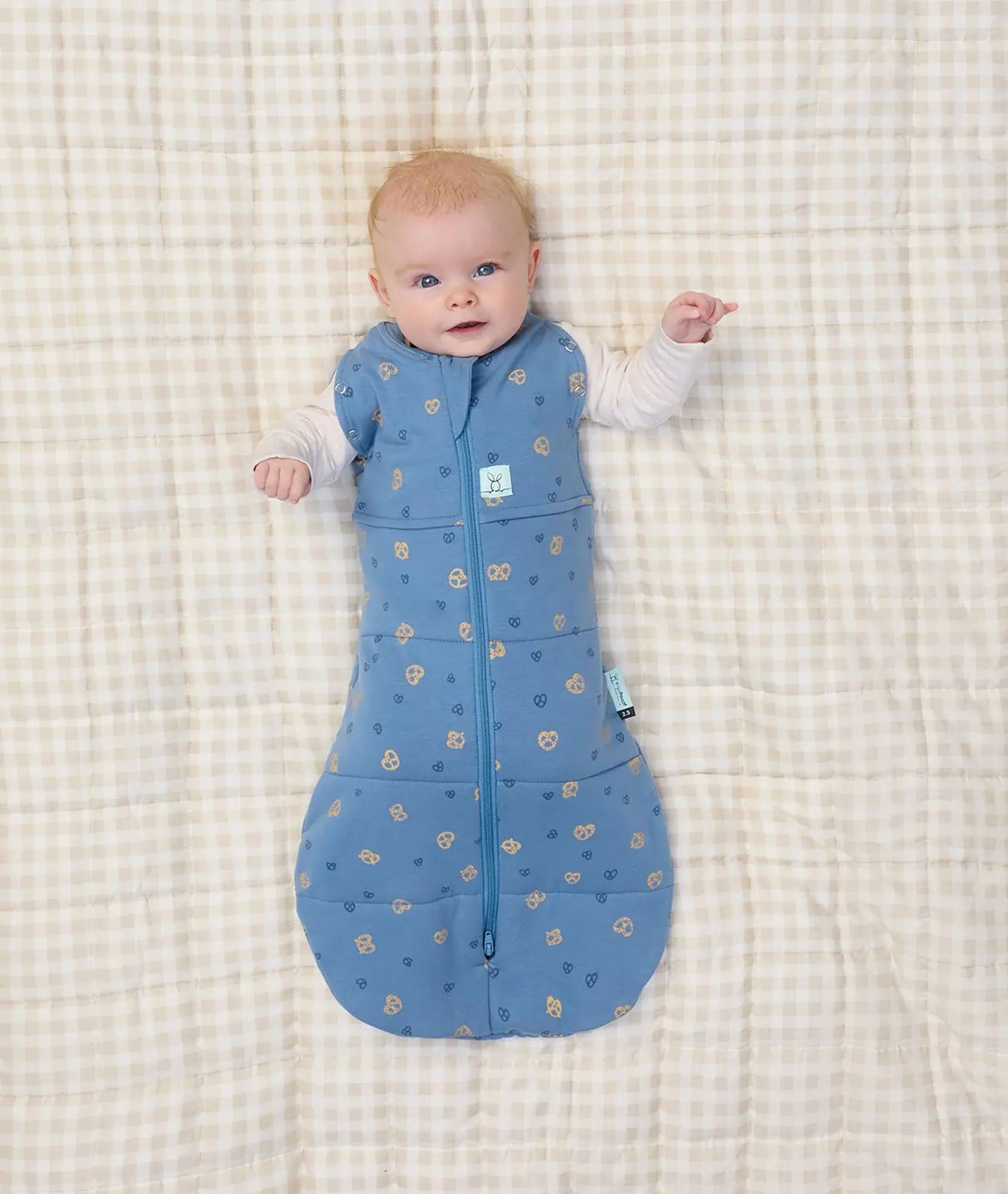 ErgoPouch ErgoPouch Cocoon Swaddle Bag 2.5 TOG - Petit Pretzel
