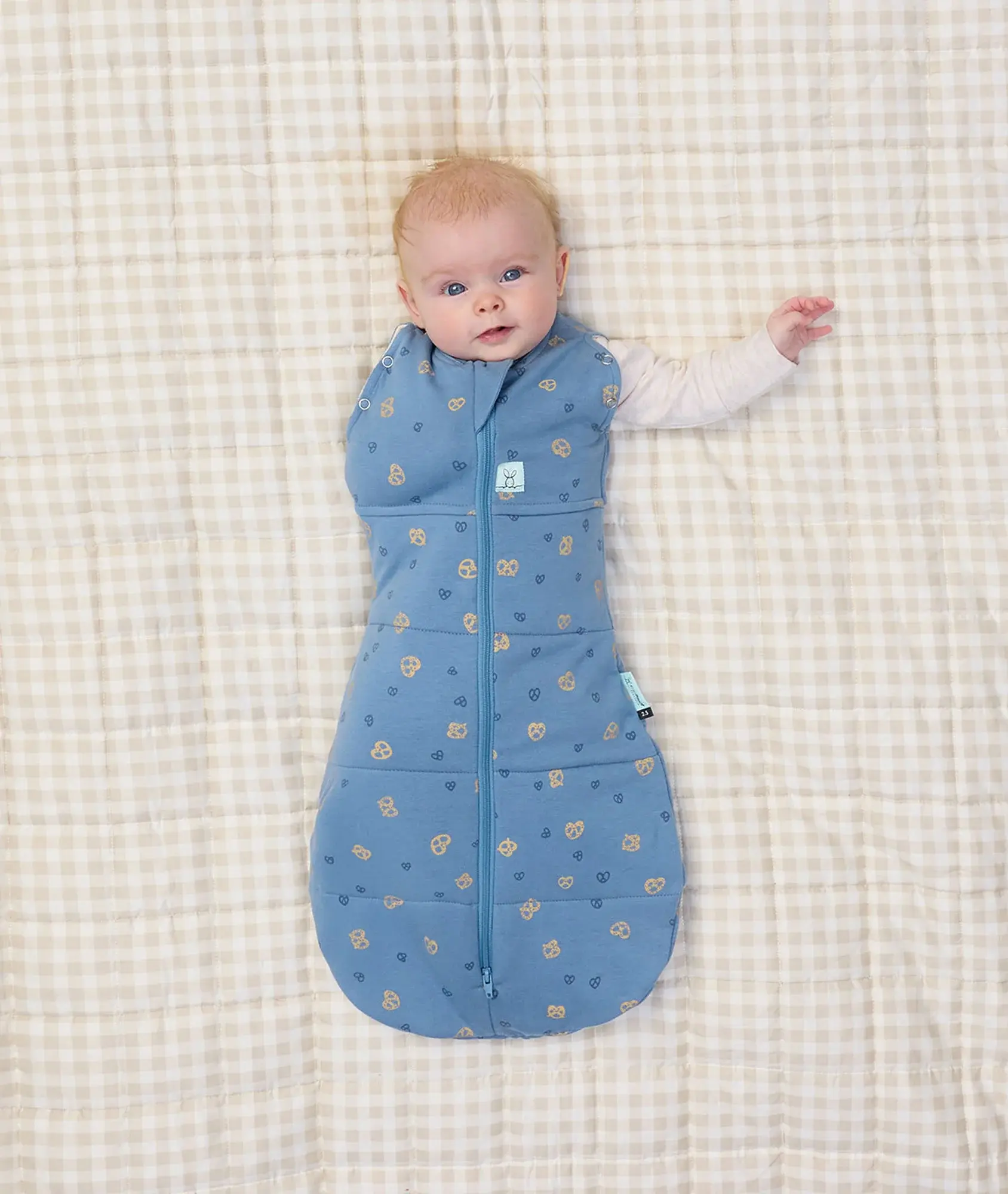 ErgoPouch ErgoPouch Cocoon Swaddle Bag 2.5 TOG - Petit Pretzel