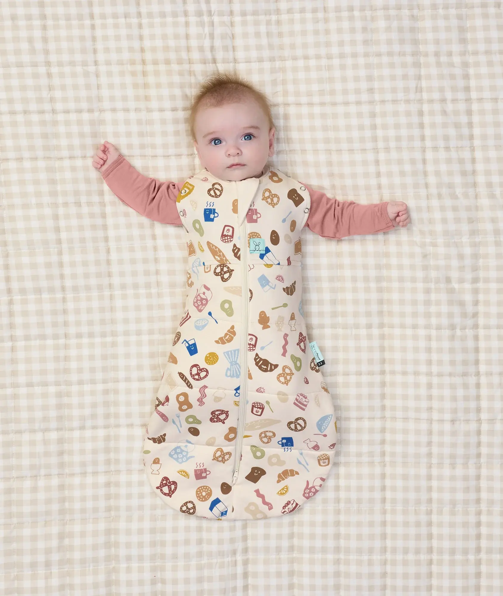 ErgoPouch ErgoPouch Cocoon Swaddle Bag 2.5 TOG - Bon Appetit
