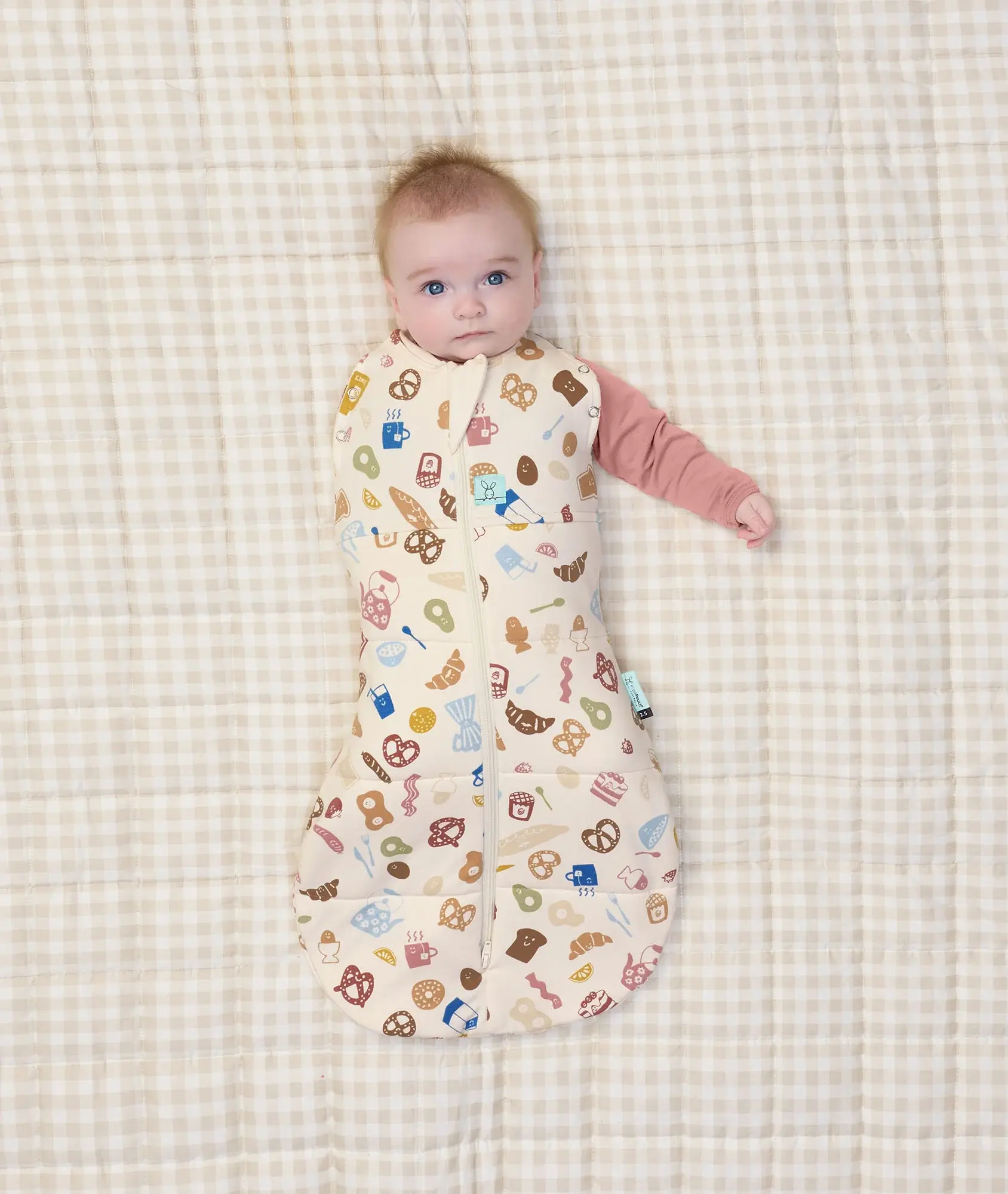 ErgoPouch ErgoPouch Cocoon Swaddle Bag 2.5 TOG - Bon Appetit