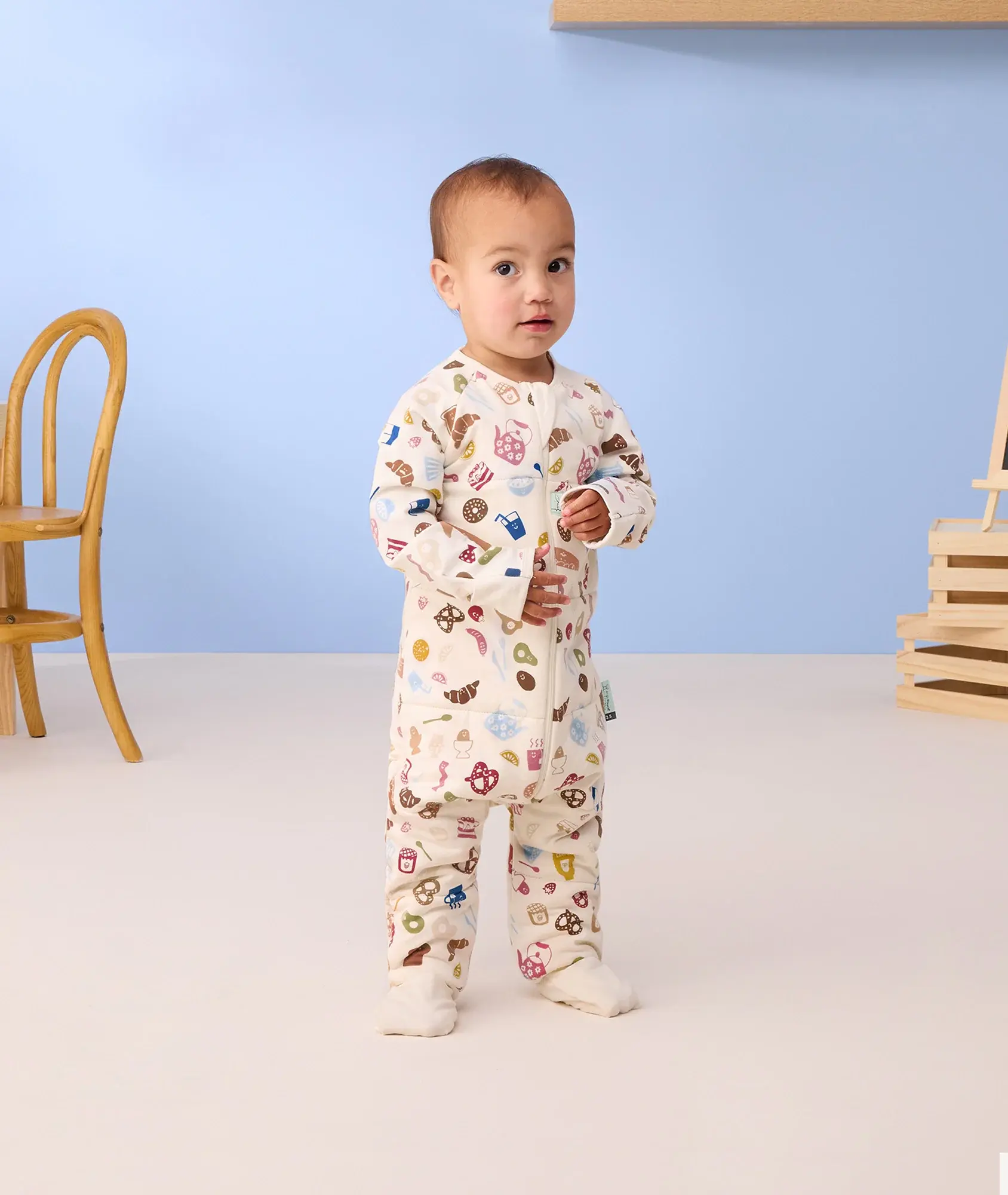 ErgoPouch ErgoPouch Sleep Onesie 2.5 TOG Bon Appetit