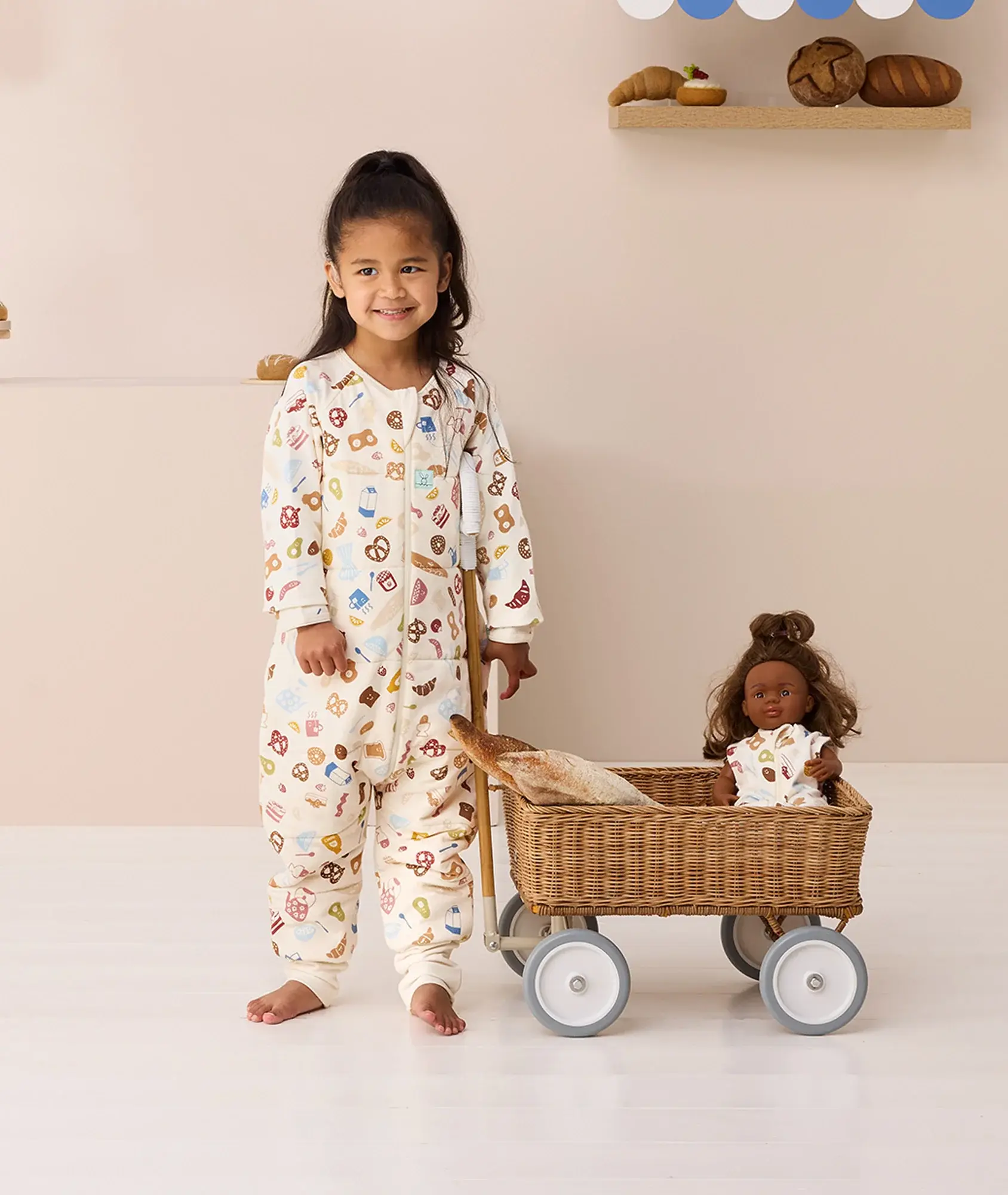 ErgoPouch ErgoPouch Sleep Onesie 2.5 TOG Bon Appetit