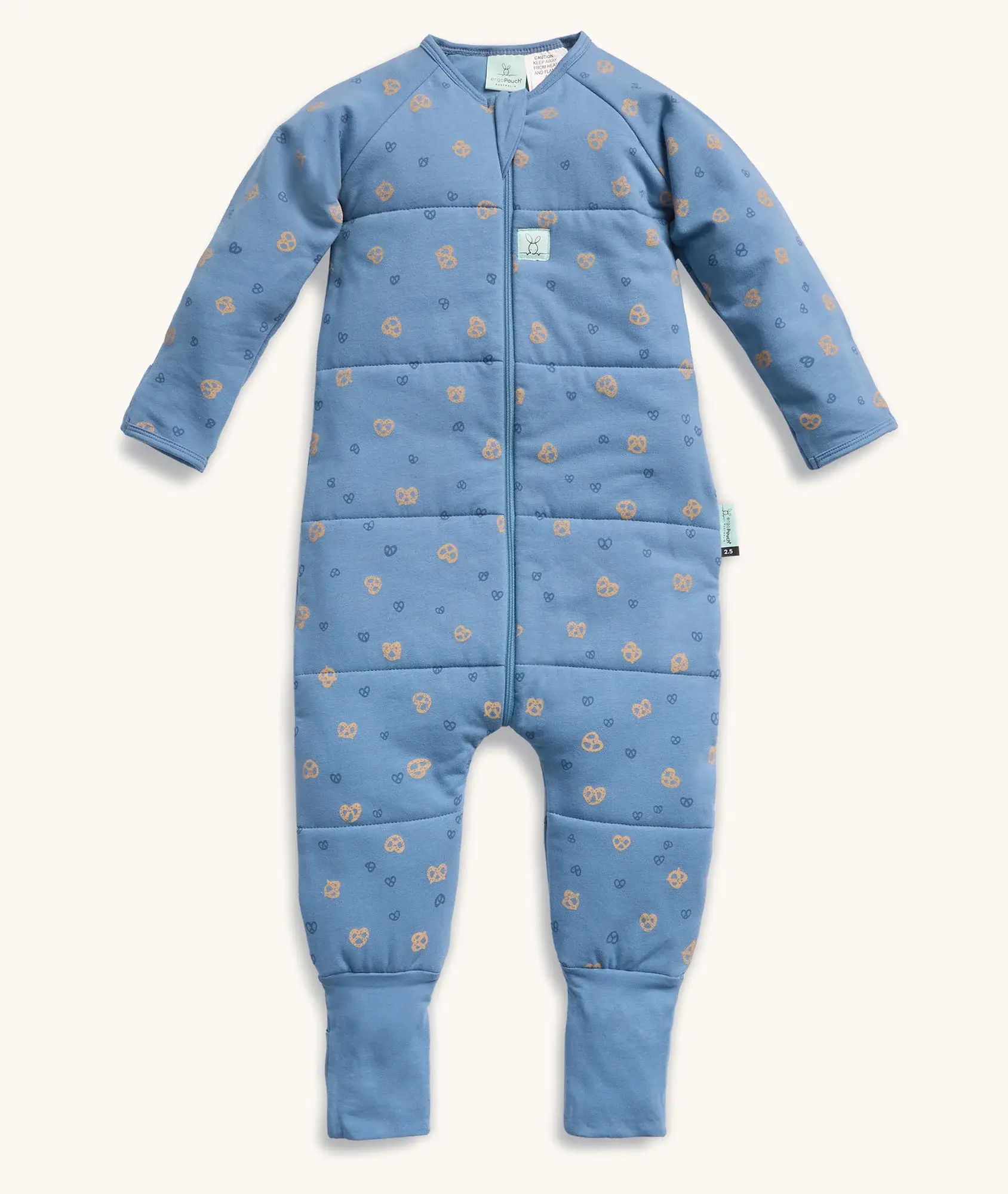 ErgoPouch ErgoPouch Sleep Onesie 2.5 TOG Petit Pretzel