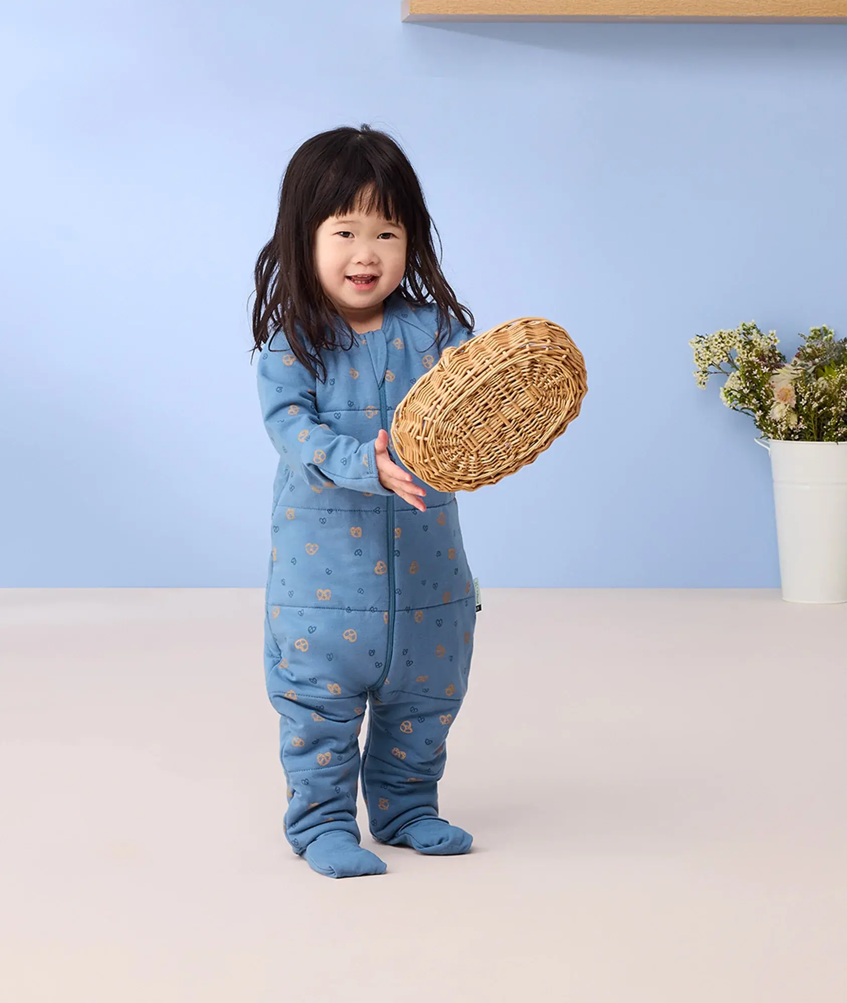 ErgoPouch ErgoPouch Sleep Onesie 2.5 TOG Petit Pretzel