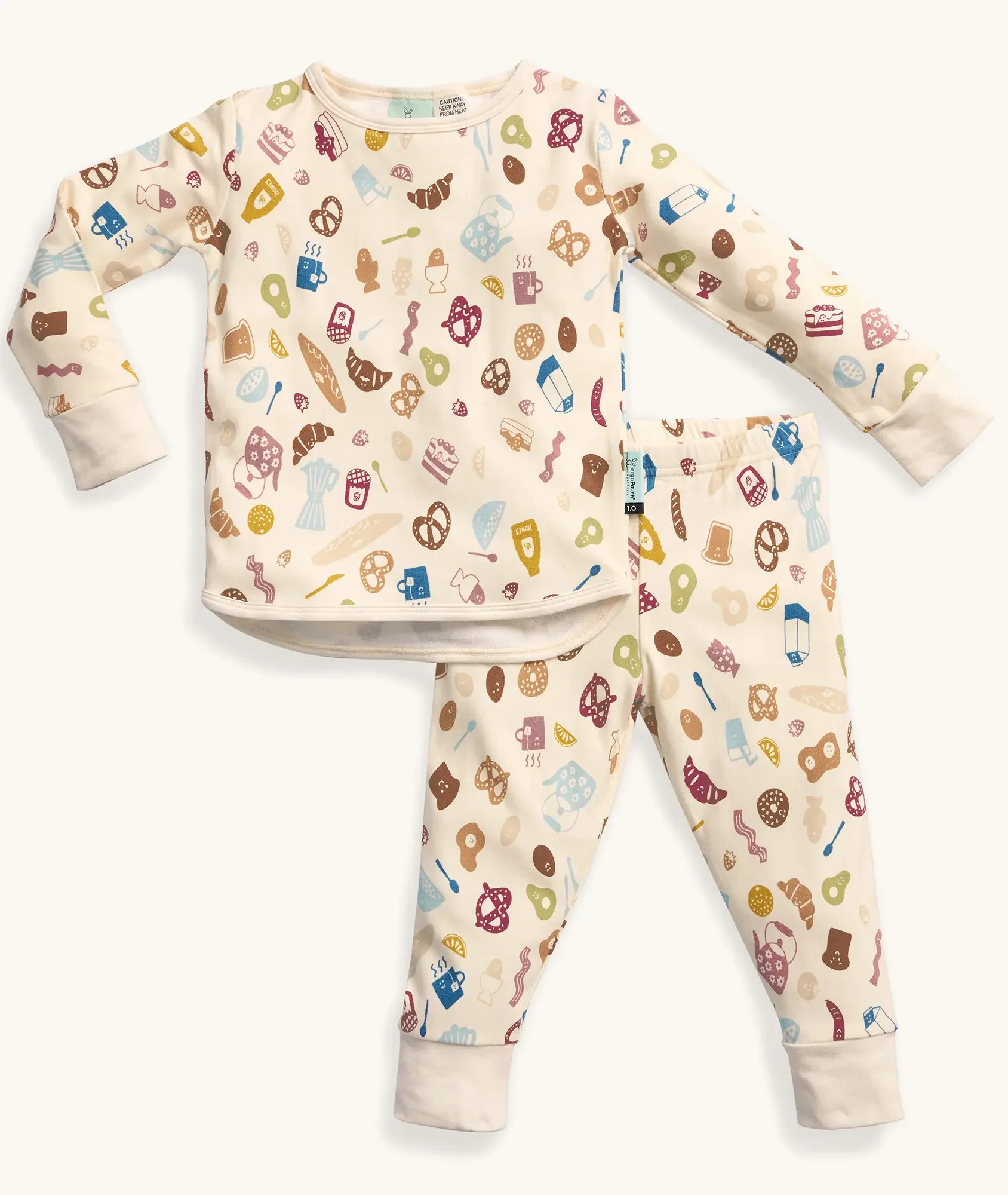 ErgoPouch ErgoPouch Long Sleeve Pyjamas 1.0 TOG Bon Appetit
