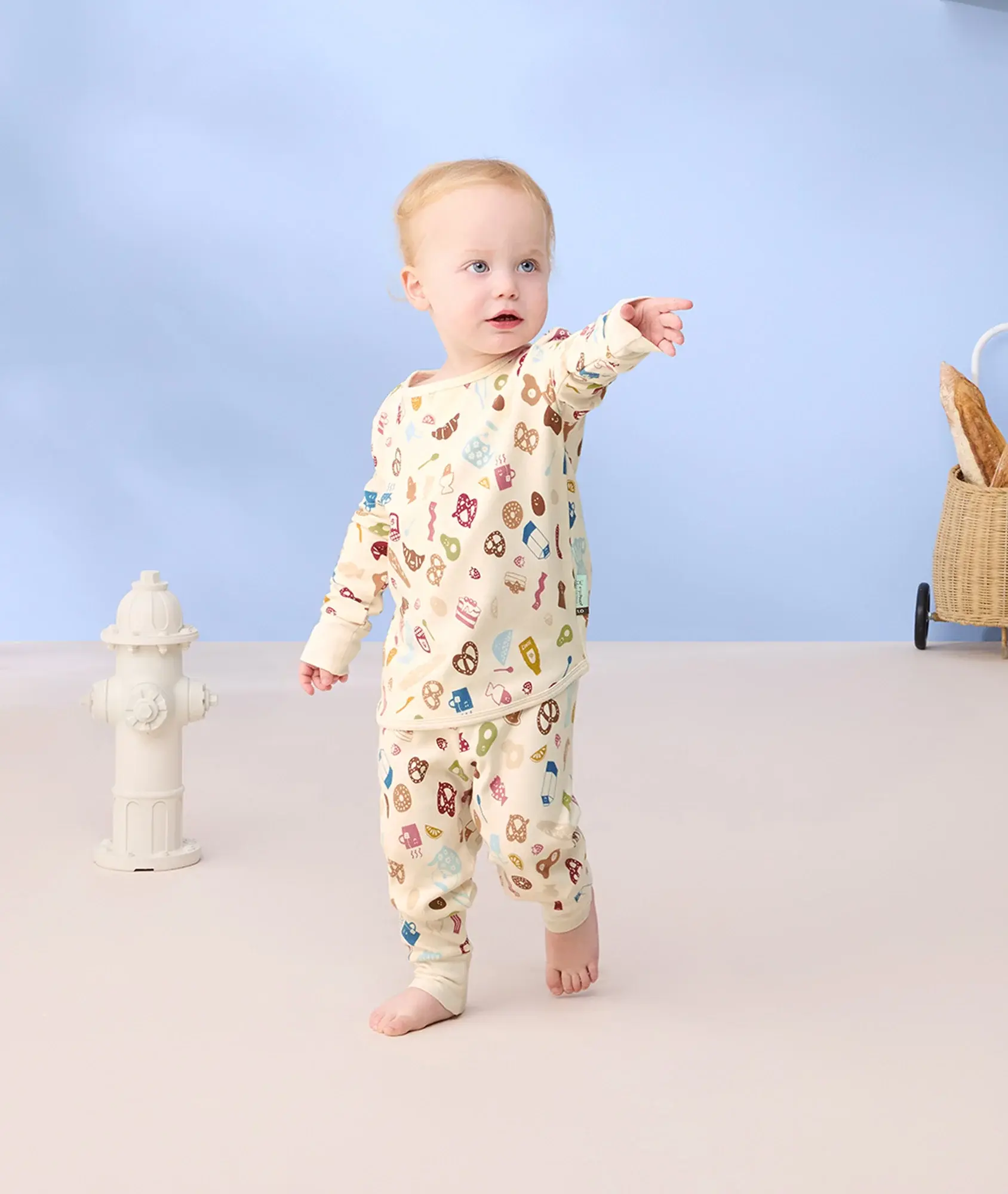 ErgoPouch ErgoPouch Long Sleeve Pyjamas 1.0 TOG Bon Appetit