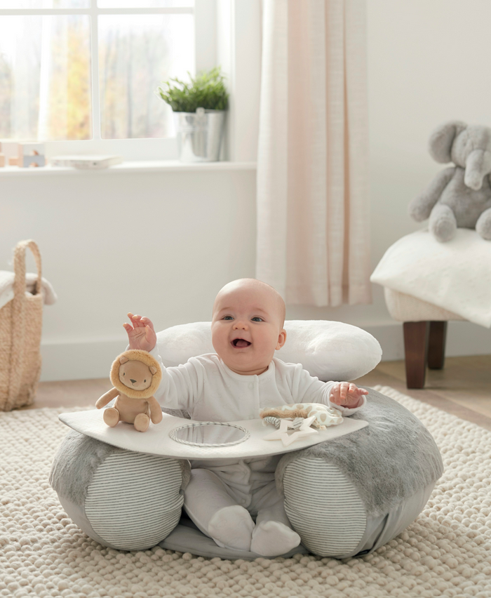 Mamas and Papas Mamas & Papas Sit & Play Baby Floor Seat - Grey