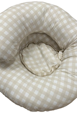 Baby Studio Babystudio The Ultimate Body Pillow - Gingham Beige