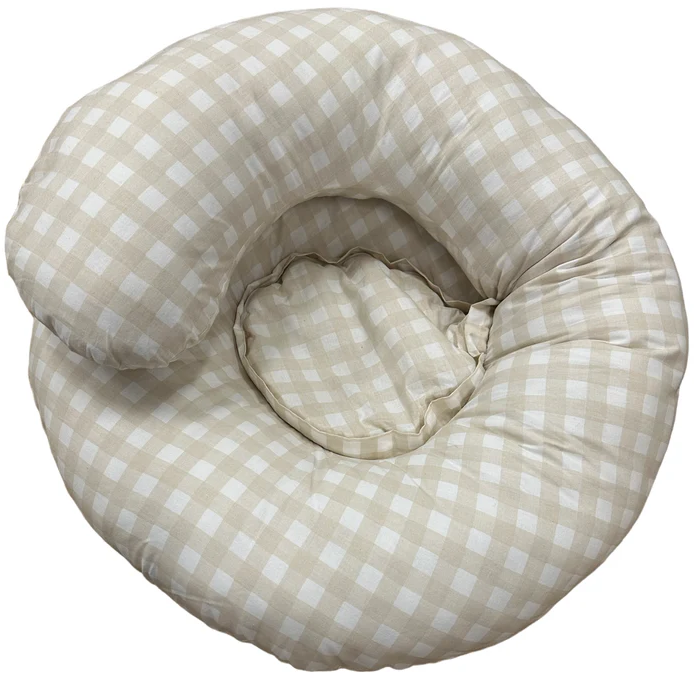 Baby Studio Babystudio The Ultimate Body Pillow - Gingham Beige