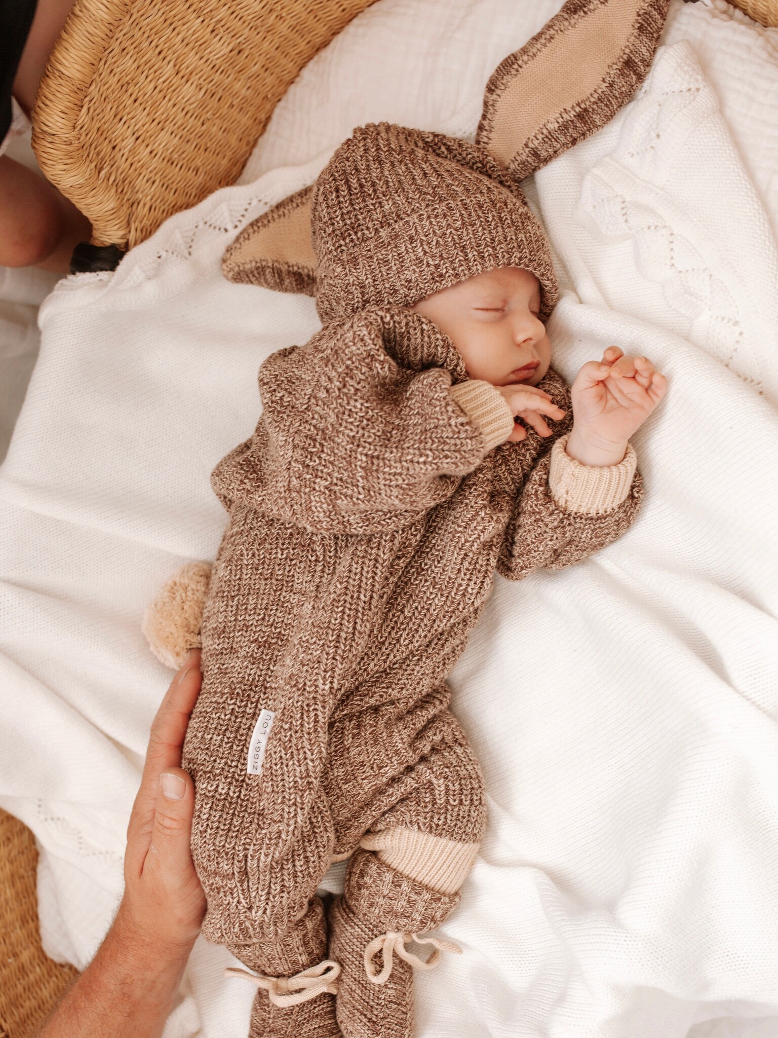 Ziggy Lou Ziggy Lou Winter Playsuit Easter (Cedar) - 0-3M