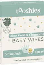 Tooshies Tooshies Pure Baby Wipes Aloe Vera & Chamomile 280pk