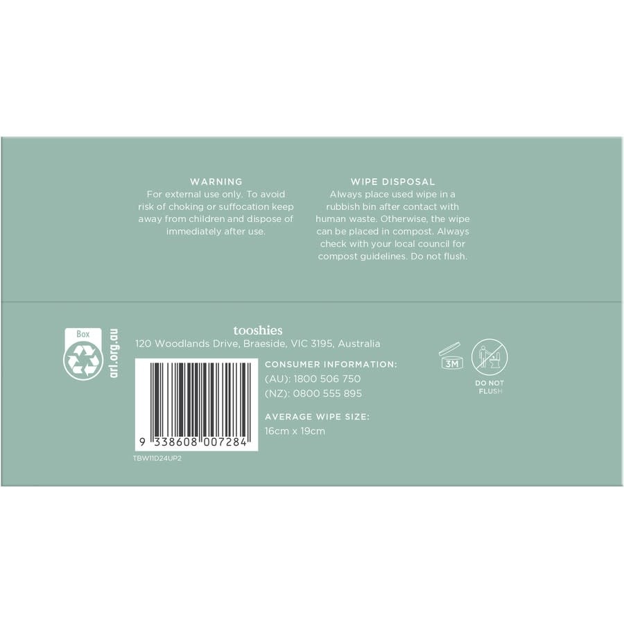 Tooshies Tooshies Pure Baby Wipes Aloe Vera & Chamomile 280pk