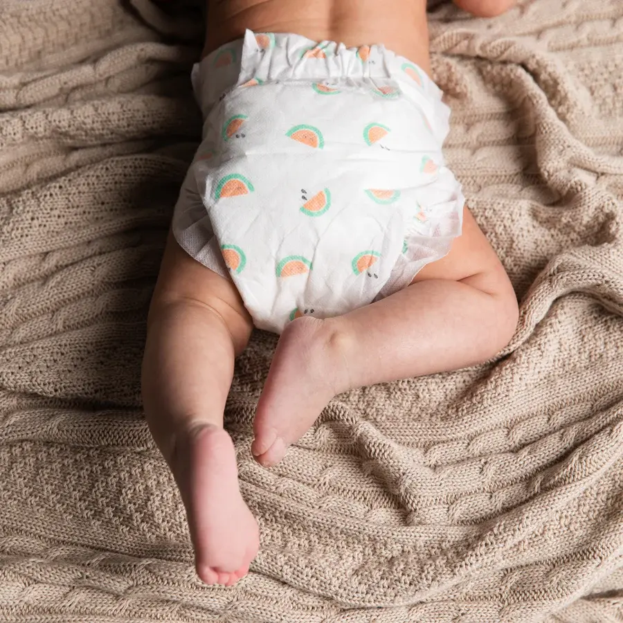 Tooshies Tooshies Organic Bamboo Nappies Size 2 Infant 4-8kg 48pk