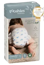 Tooshies Tooshies Organic Bamboo Nappies Size 3 Crawler 6-11kg 44pk