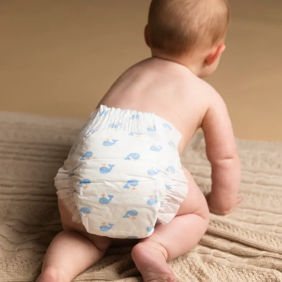 Tooshies Tooshies Organic Bamboo Nappies Size 3 Crawler 6-11kg 44pk