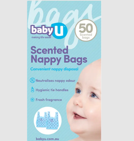 Baby U Baby U Scented Nappy Bags 50pk