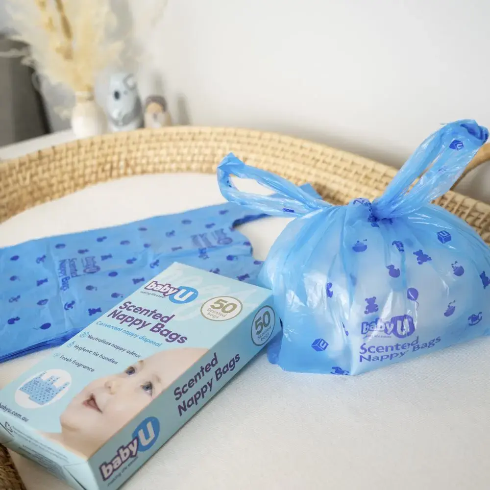 Baby U Baby U Scented Nappy Bags 50pk