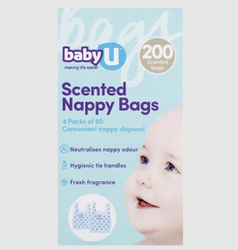 Baby U Baby U Scented Nappy Bags 200pk