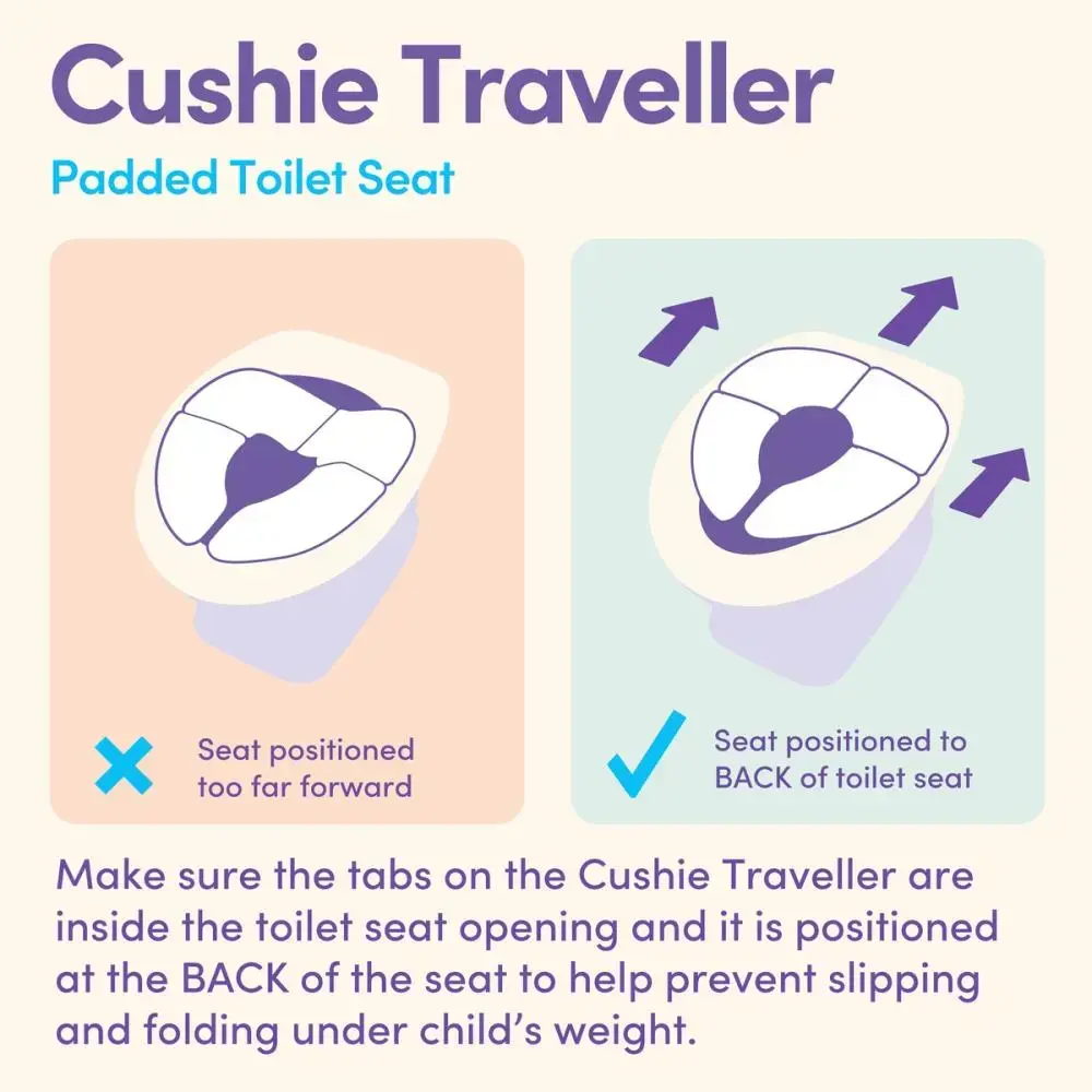 Baby U Baby U Cushie Traveller Folding Padded Potty Seat