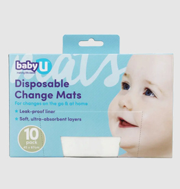 Baby U Baby U Disposable Change Mats 10pk