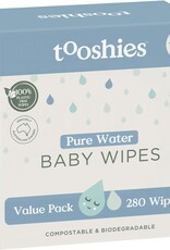 Tooshies Tooshies Pure Water Baby Wipes 280pk
