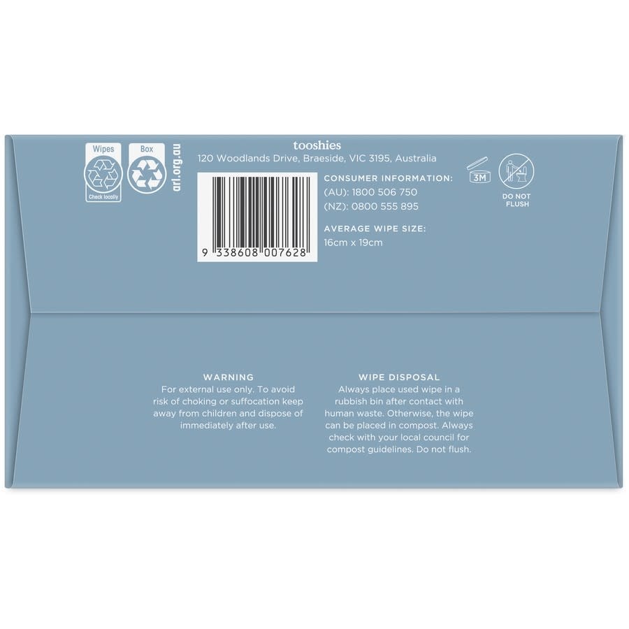 Tooshies Tooshies Pure Water Baby Wipes 280pk