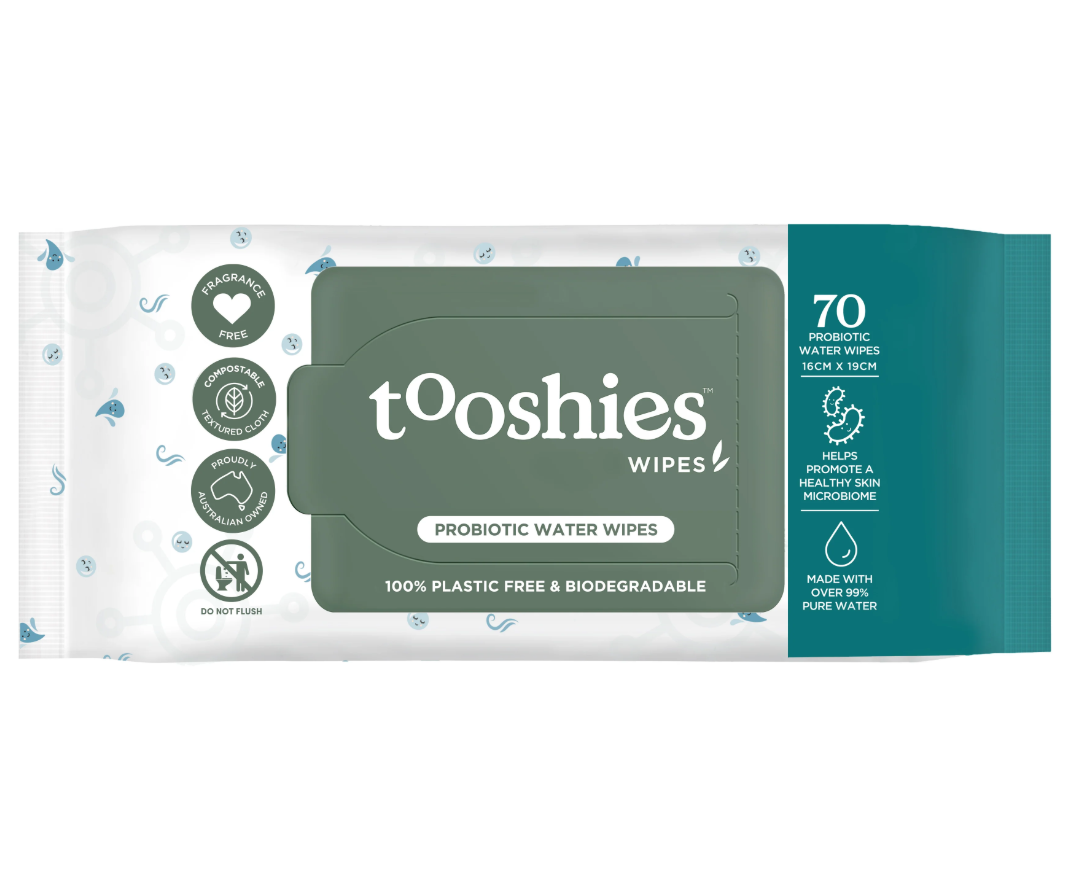 Tooshies Tooshies ECO Probiotic Water Wipes 70pk