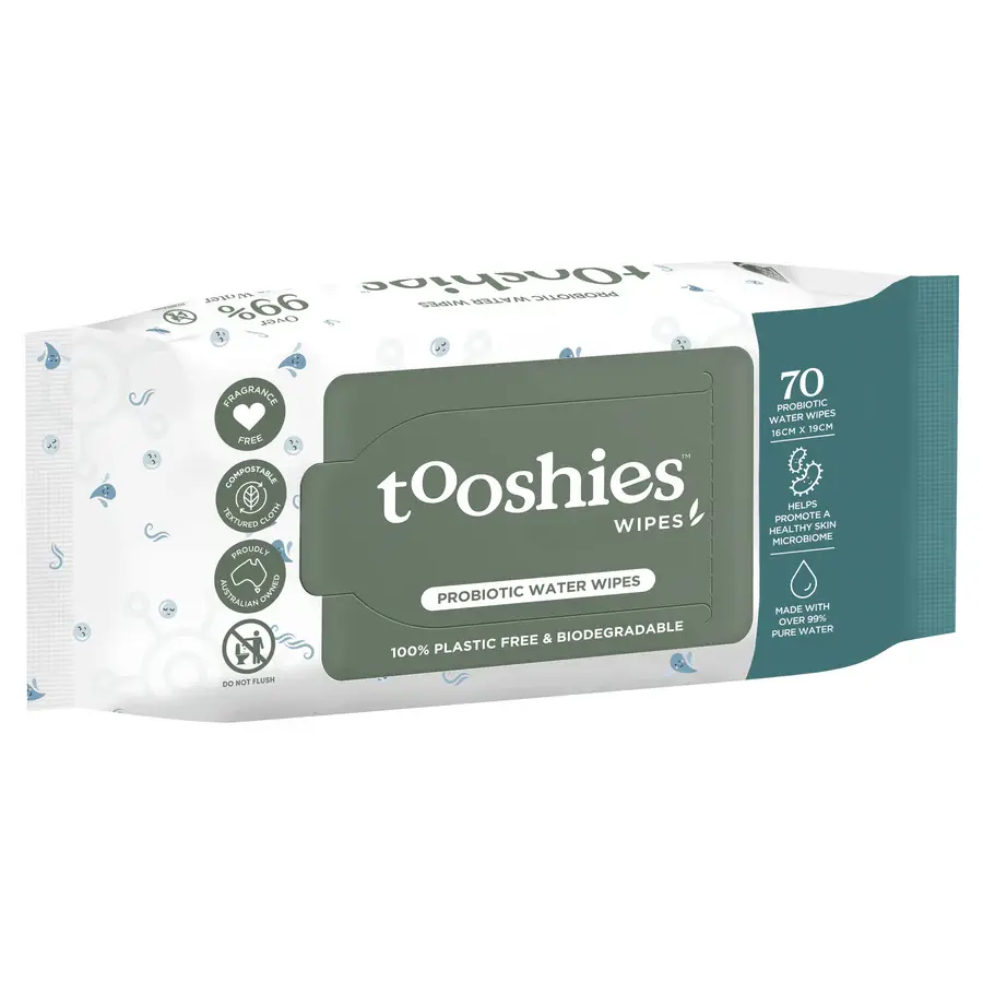 Tooshies Tooshies ECO Probiotic Water Wipes 70pk