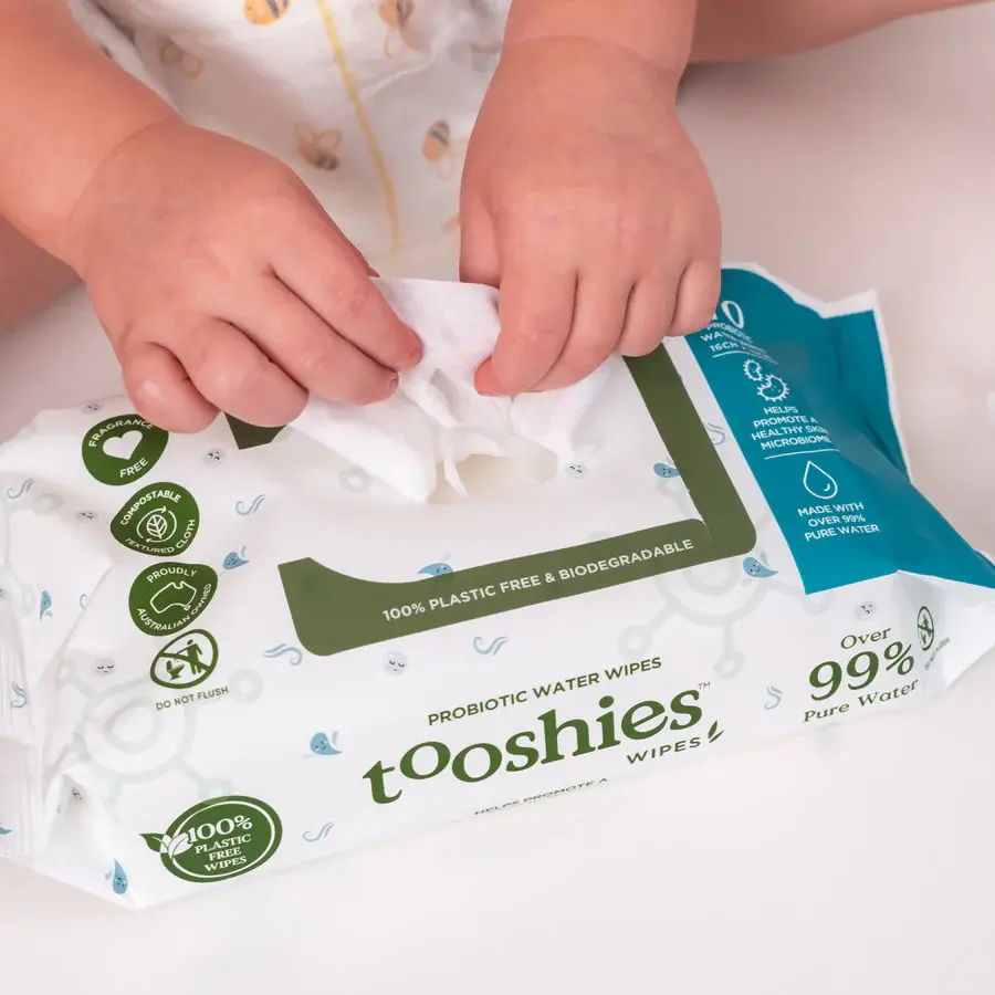Tooshies Tooshies ECO Probiotic Water Wipes 70pk