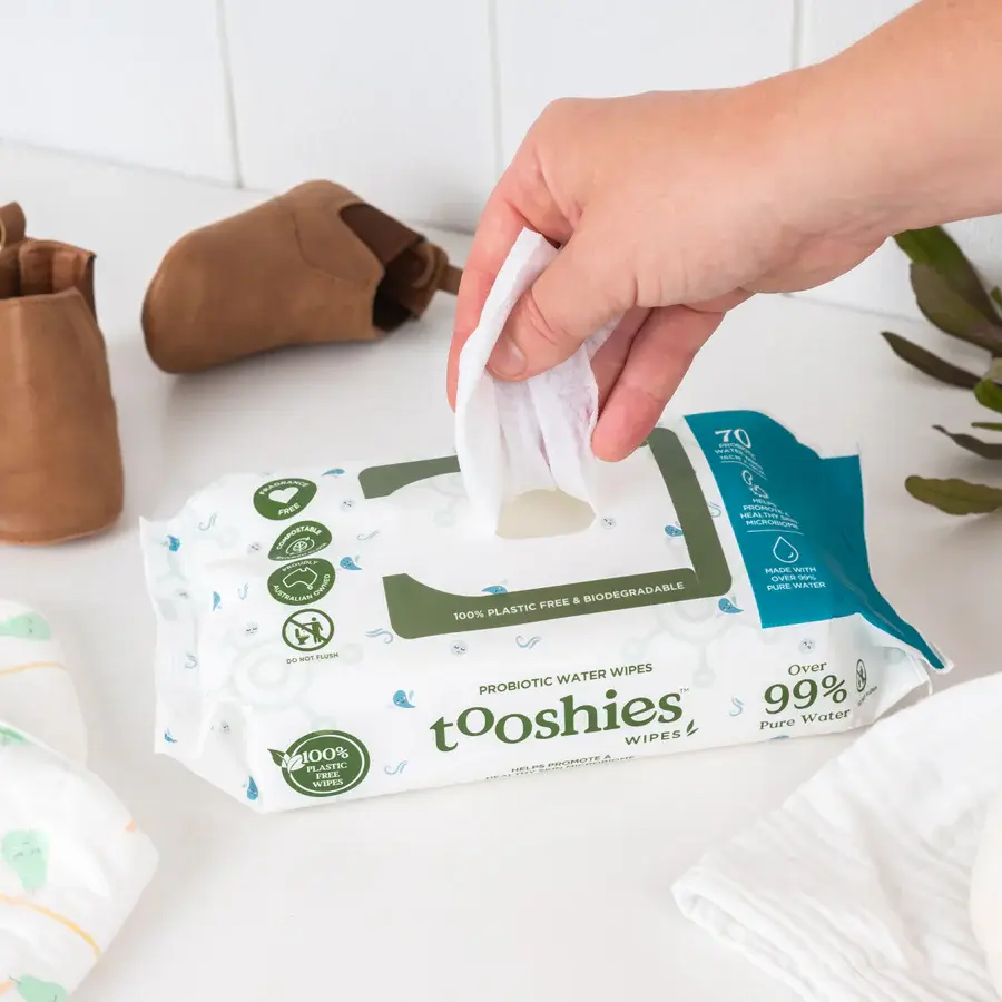 Tooshies Tooshies ECO Probiotic Water Wipes 70pk