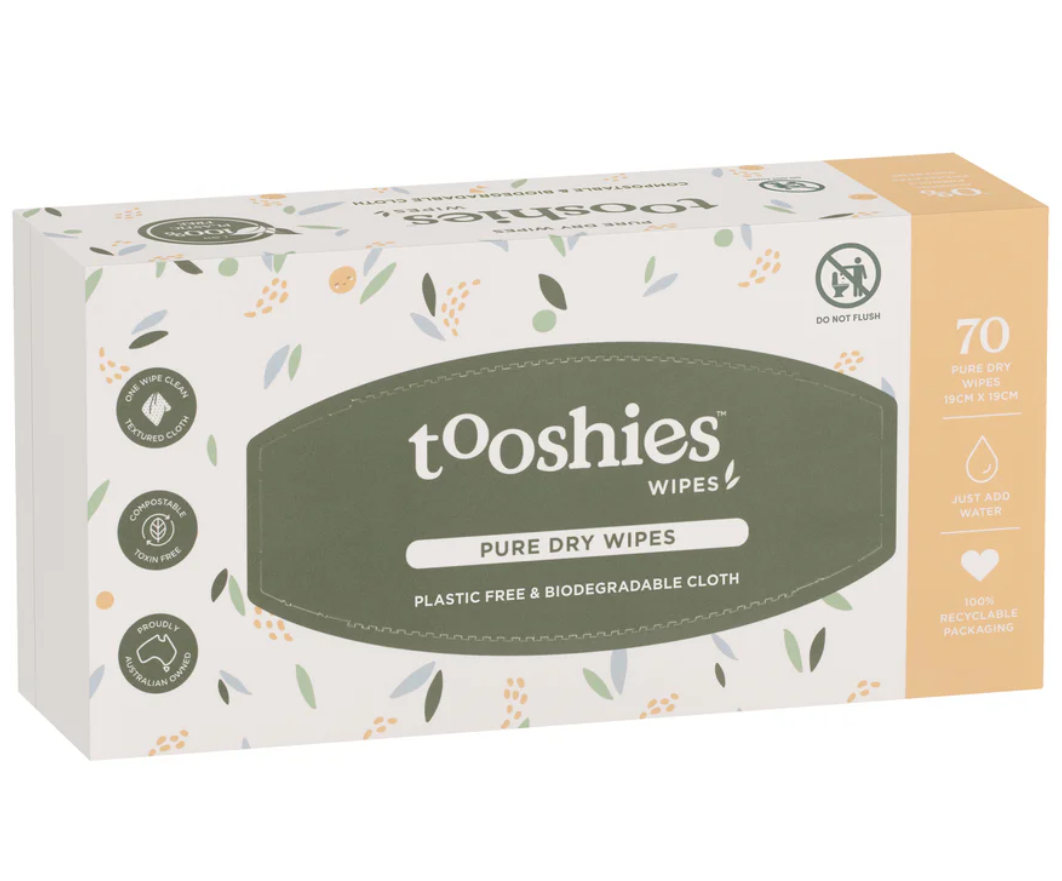 Tooshies Tooshies ECO Dry Wipes 70pk