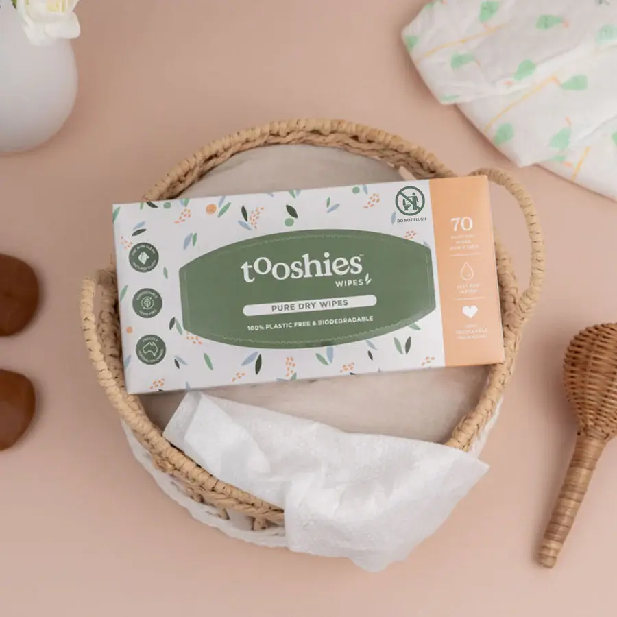 Tooshies Tooshies ECO Dry Wipes 70pk