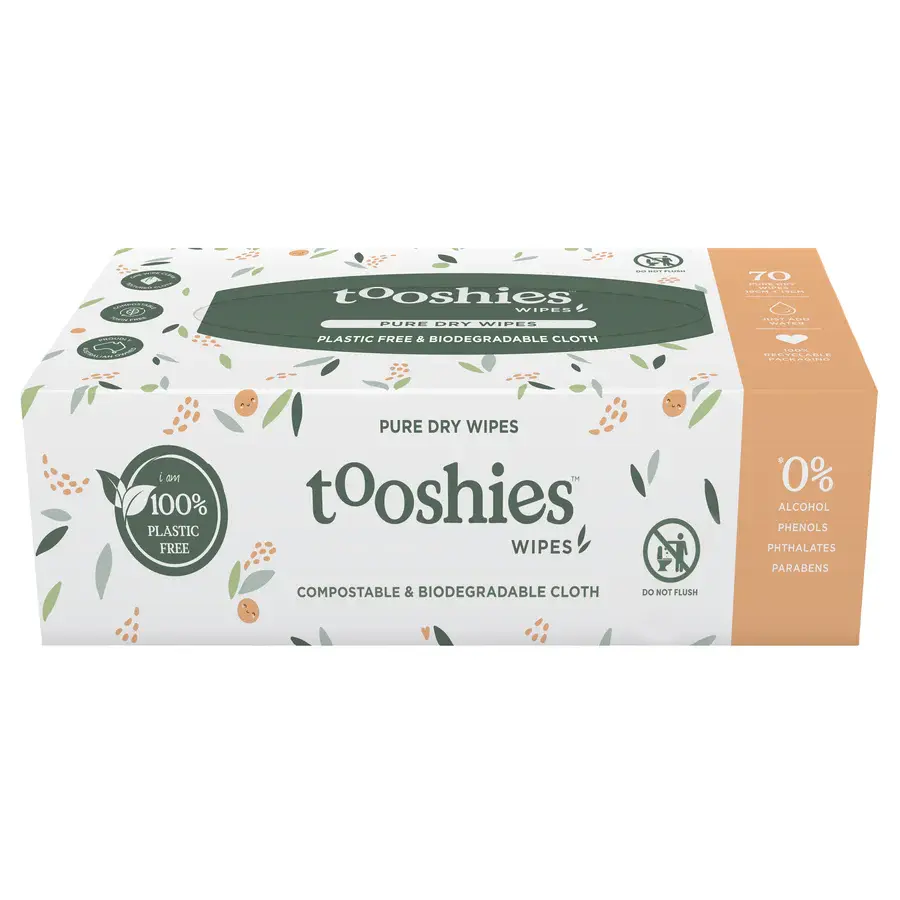 Tooshies Tooshies ECO Dry Wipes 70pk